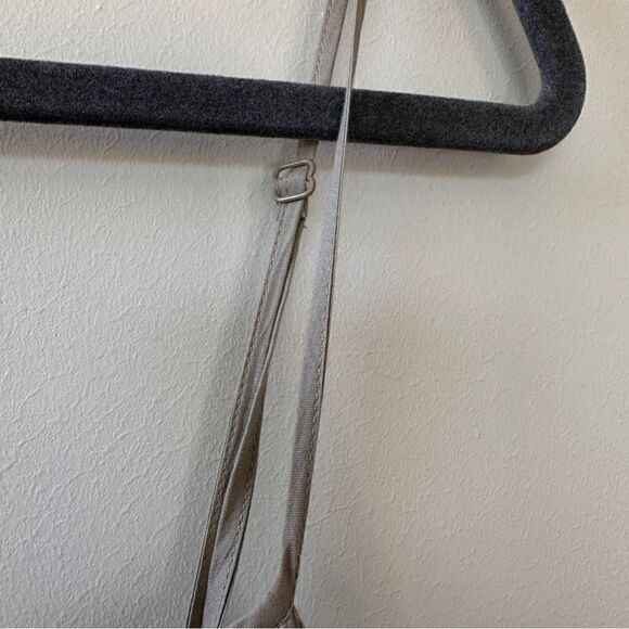 Women’s BCBG Neutral Tan Boho Summer Midi Dress M - Picture 7 of 14